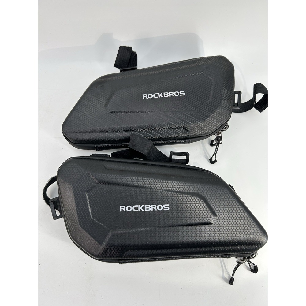ROCKBROS 2X Motorcycle Crash Bar Bags Motorbike Engine Guard Frame Storage Pouch